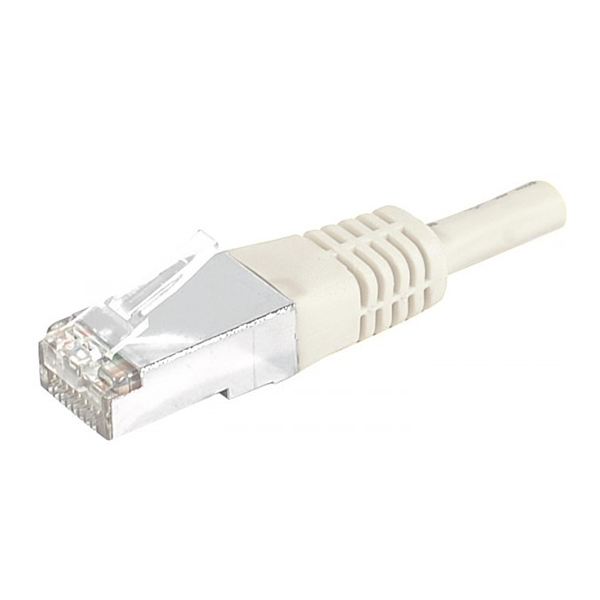 CQ3111S  Latiguillo CAT 6A, S/FTP, 20.00 m, Blanco, LSZH Logilink