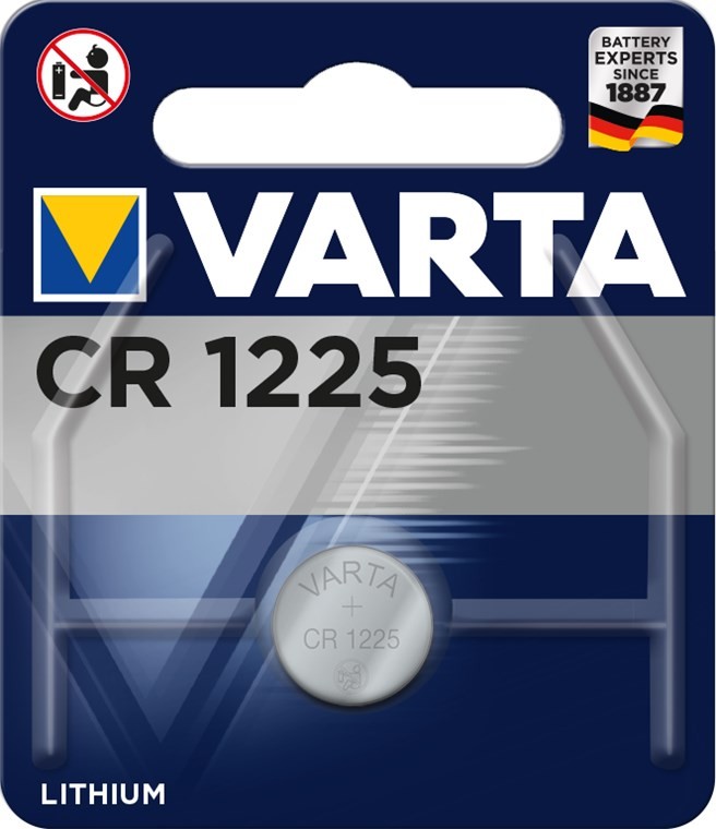 CR1225  Pila Litio Boton   CR1225 3V 1 x Blister Varta