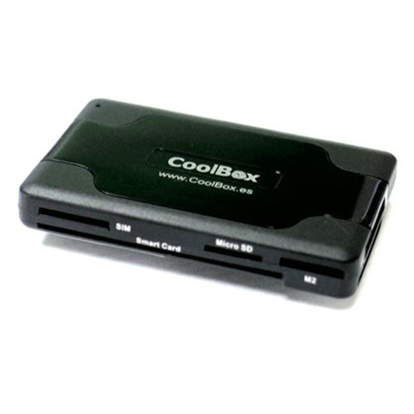 CRE065A  Multilector externo de tarjetas CRE065 con soporte para SIM y DNIe 4.0  COOLBOX