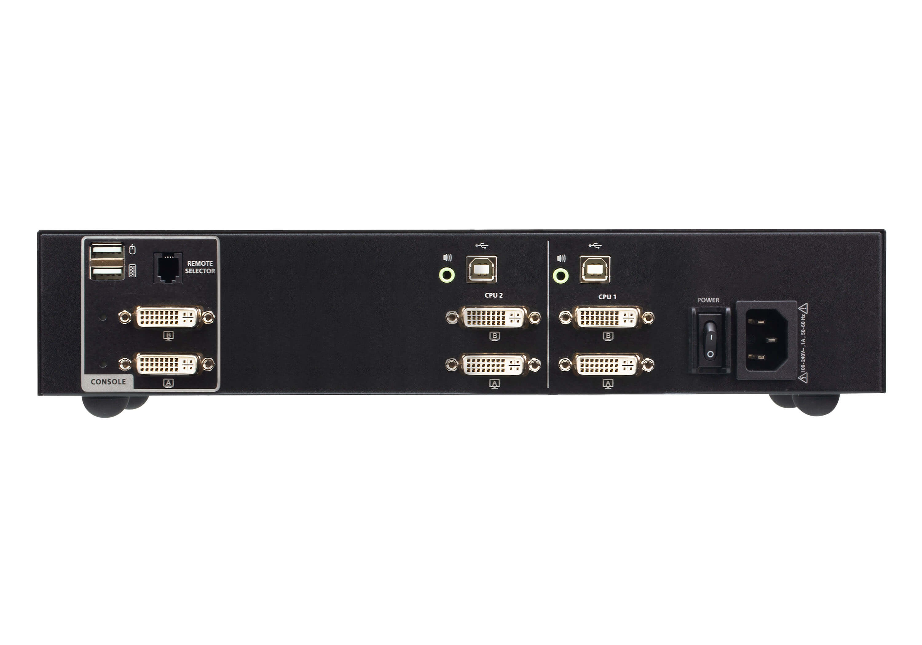 CS1142D4-AT-G  Switch KVM de seguridad avanzada DVI dual display USB de 2 puertos (compatible con PSD PP v4.0) Nuevo