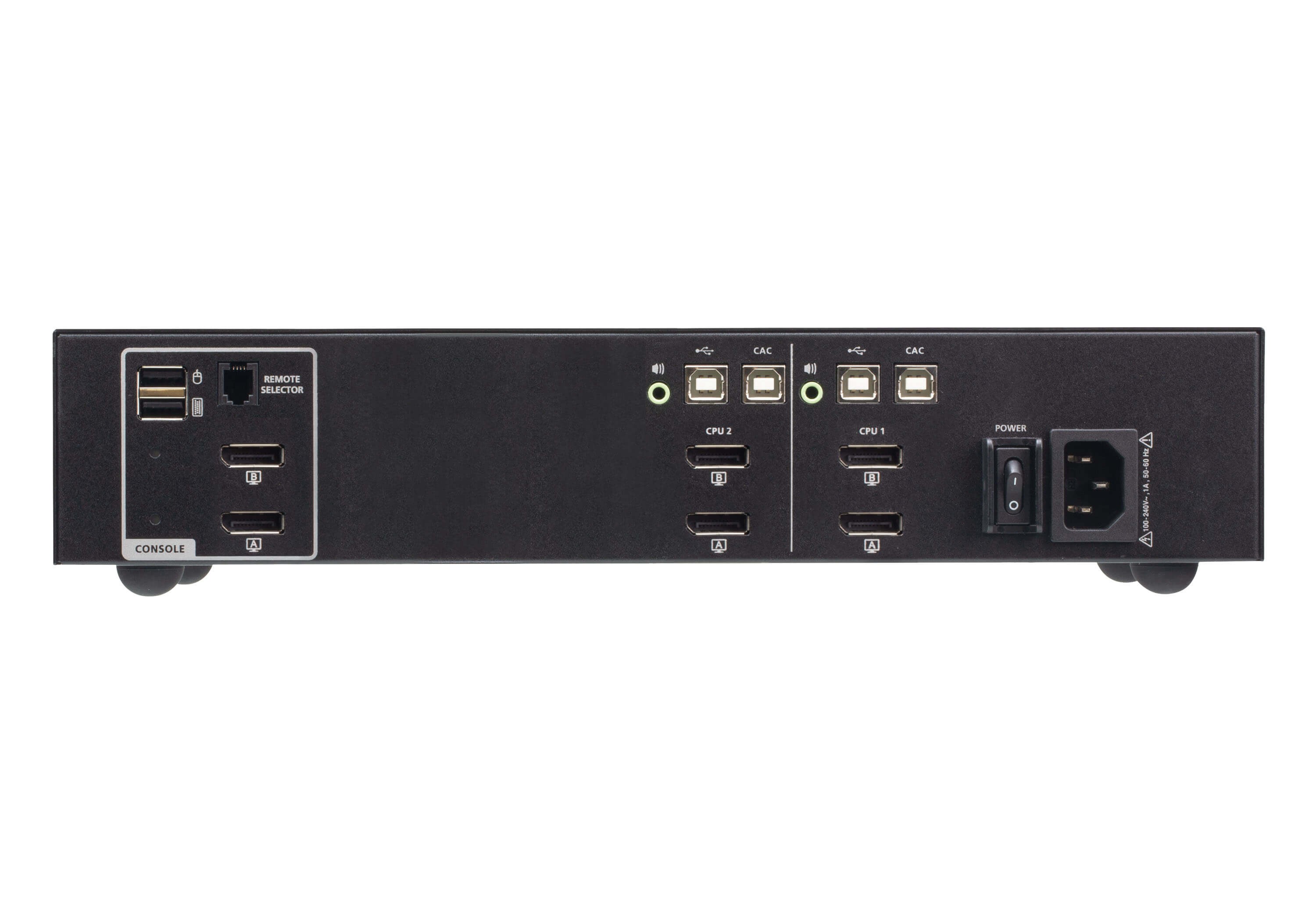 CS1142DP4C-AT-G  Conmutador KVM seguro DisplayPort USB de dos puertos con CAC (compatible con PSD PP v4.0)