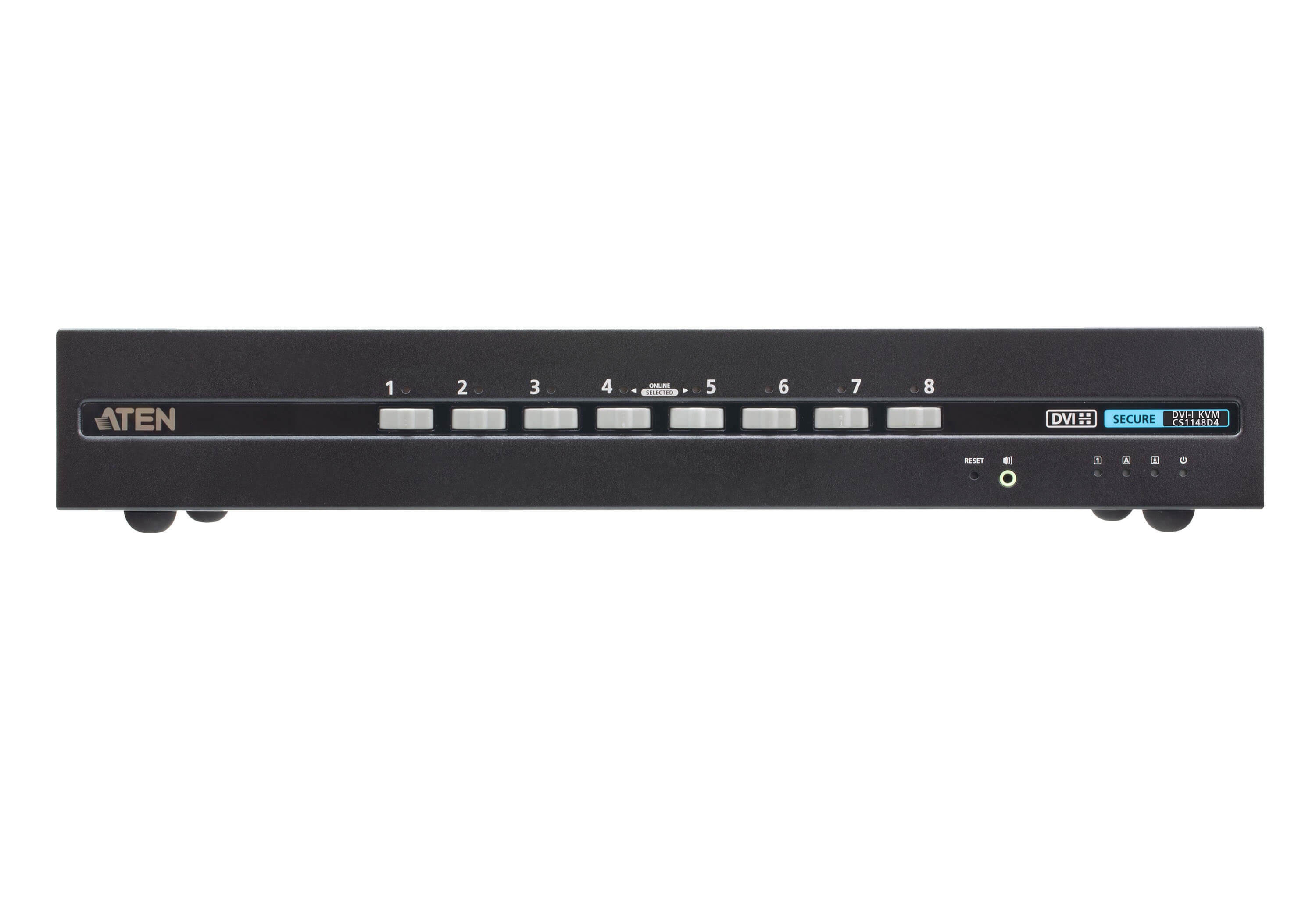 CS1148D4-AT-G  Switch KVM de seguridad avanzada DVI dual display USB de 8 puertos (compatible con PSD PP v4.0) Nuevo