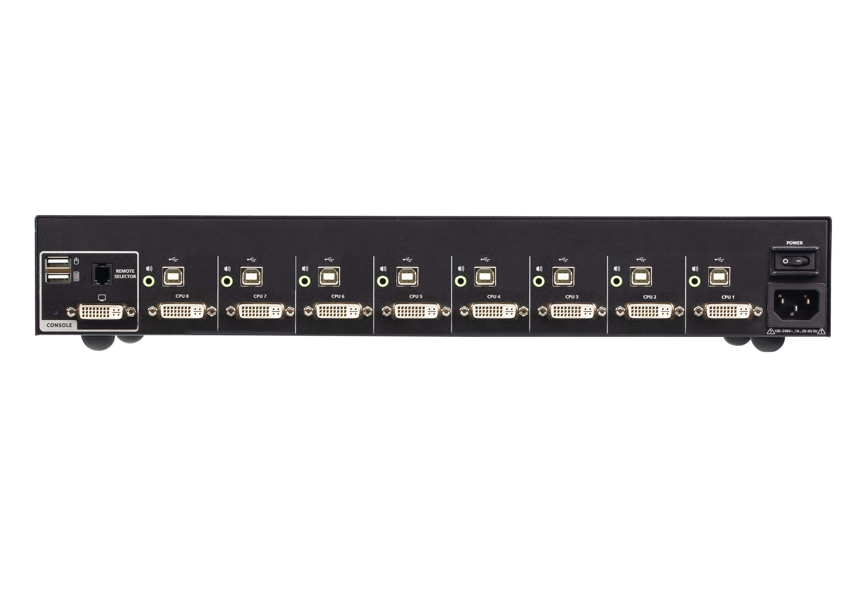 CS1188D4-AT-G  Switch KVM de seguridad avanzada DVI USB de 8 puertos (compatible con PSD PP v4.0) Nuevo