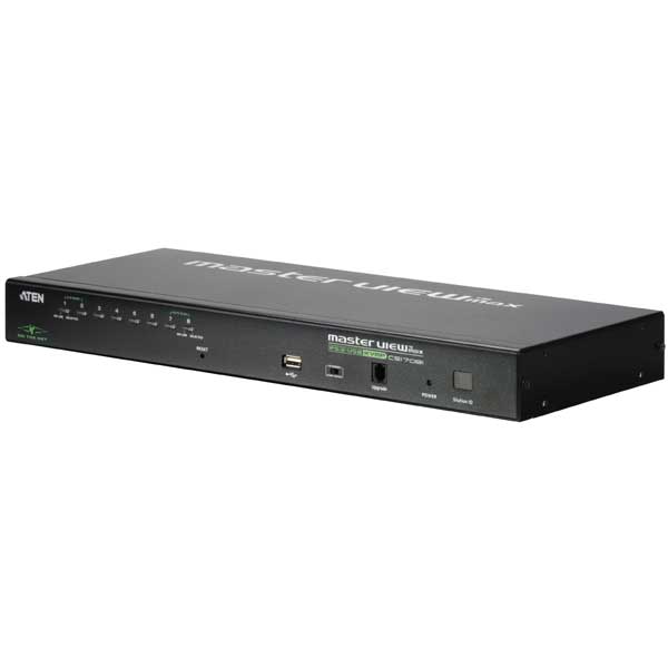 CS1708I  Switch KVM por IP VGA PS/2-USB de 8 puertos con acceso compartido desde consolas local/remota ATEN-CS1308