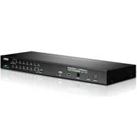 CS1716I  Switch KVM por IP VGA PS/2-USB de 16 puertos con acceso compartido desde consolas local/remota