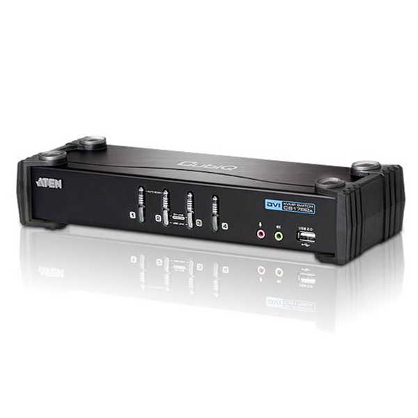 CS1764A  Switch KVMP? DVI/Audio USB de 4 puertos ATEN CS1764A