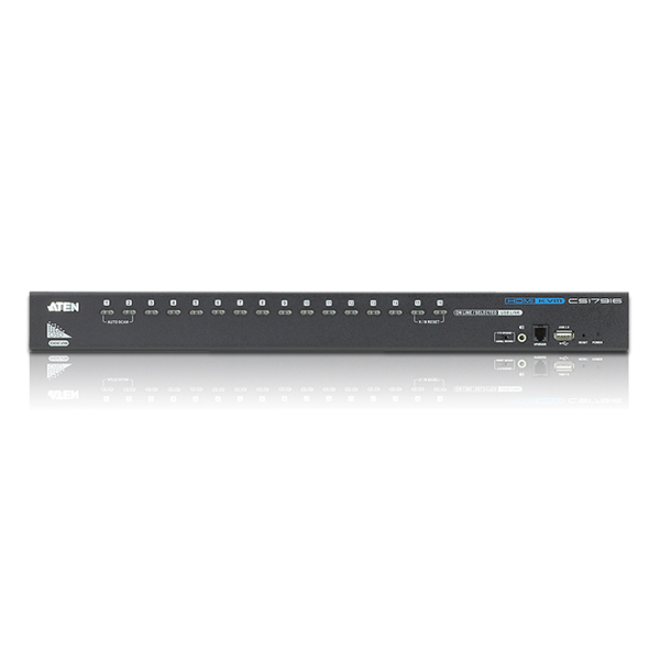 CS17916  Switch KVM HDMI/Audio USB de 16 puertos  ATEN-CS17916