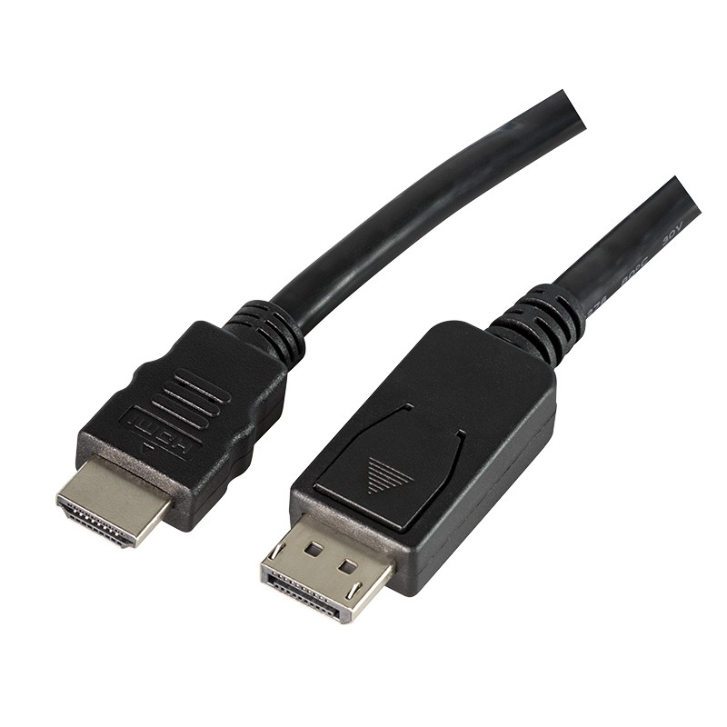 CV0064B  Cable  1m Negro DisplayPort 1.1 Macho a HDMI Full HD Macho **Ultimas unidades**