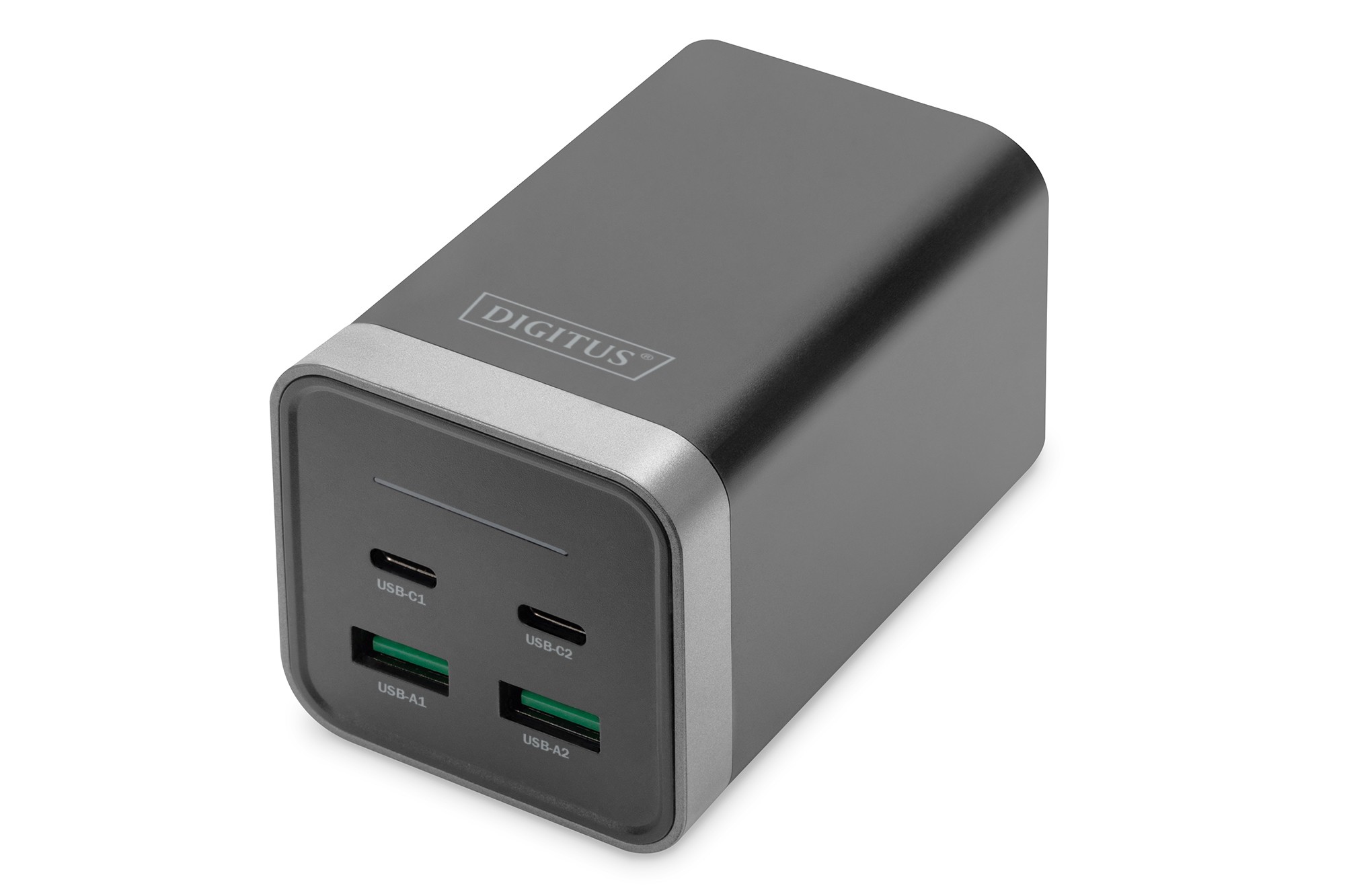 DA-10181  Cargador 150W USB 4 puertos, 2 USB-C, 2 USB-A, GAN PD Negro Sobremesa Digitus **Ultimas Unidades**