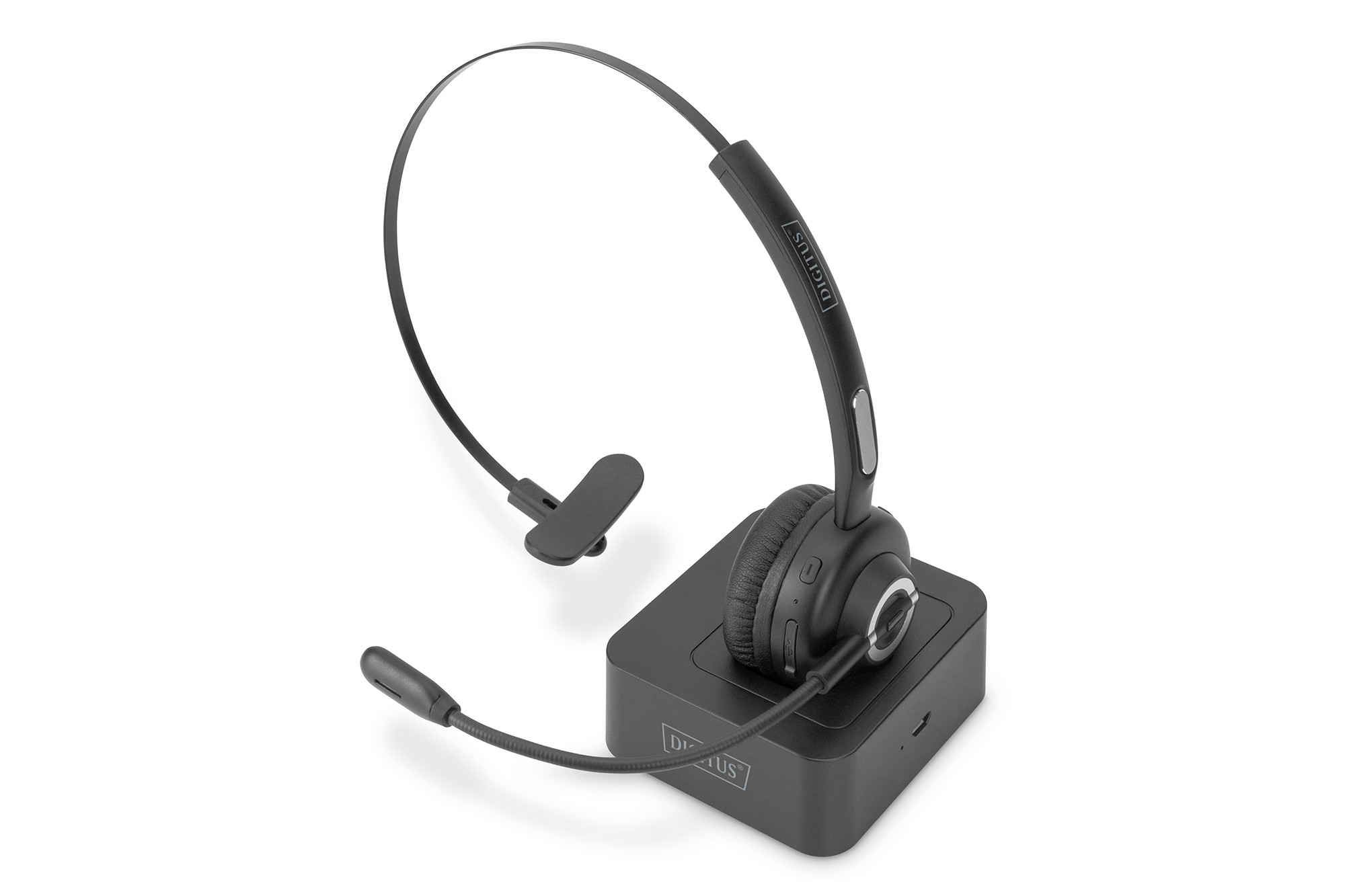 DA-12211  Auricular Bluetooth V5.0 Mono con Microfono  con Base de recarga Digitus **Ultimas Unidades****