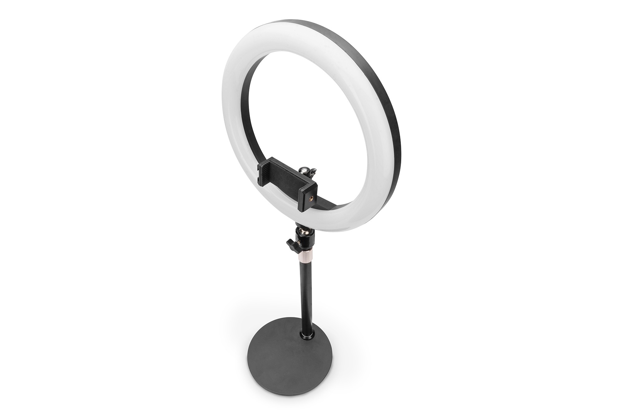 DA-20310  Anillo Luminoso LED DIGITUS - 10" - Regulable - Temperatura de Color Ajustable - Mando a Distancia por Cable - trípode - Soporte