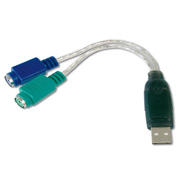 DA-70118  Convertidor PS/2 (USB M a 2 PS/2 H) DIGITUS