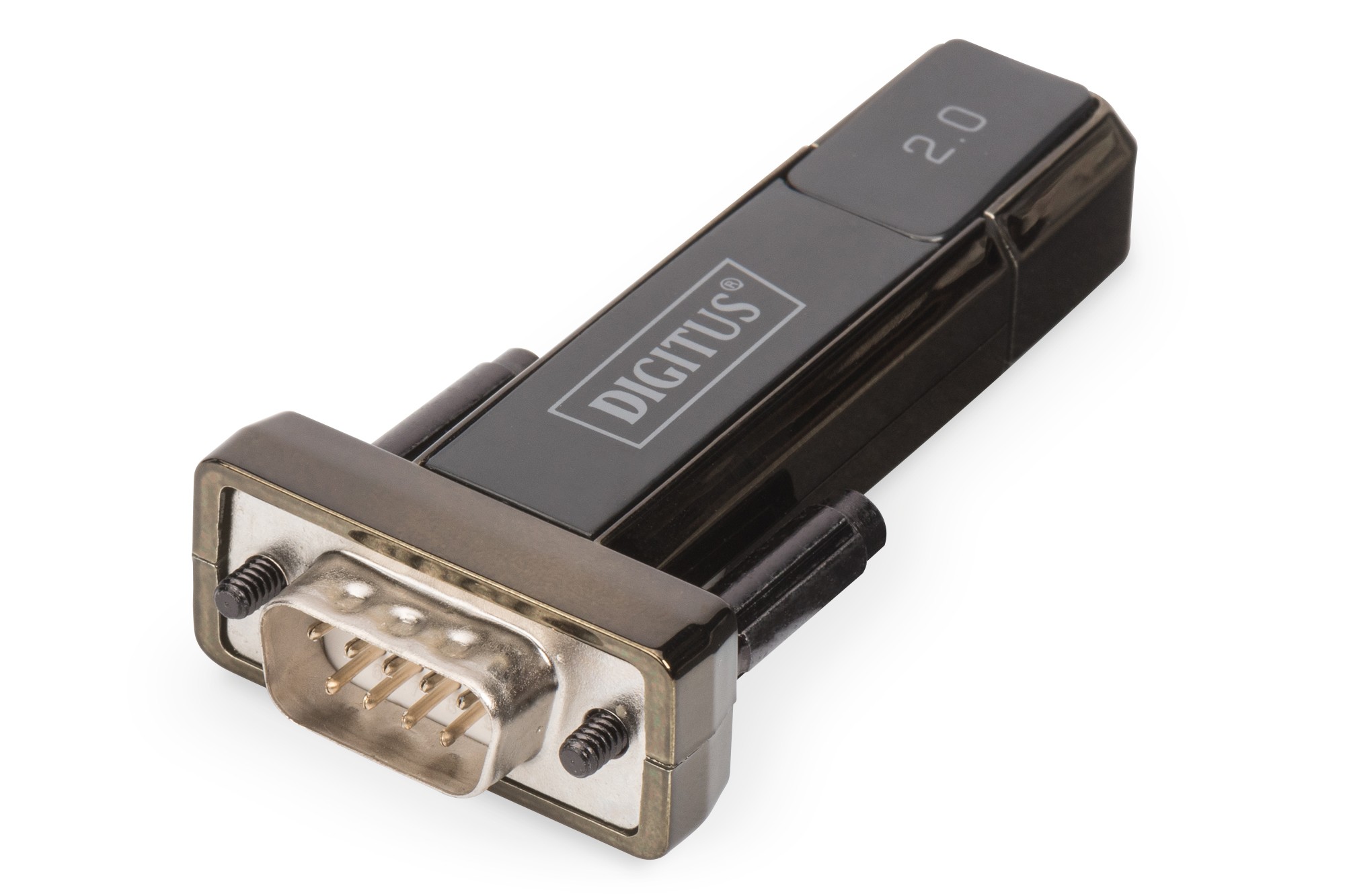 DA-70156  Conversor USB-A 2.0 a 1 puerto Serie DB9 (RS-232) Chipset FTDI (FT232RNL)   DIGITUS