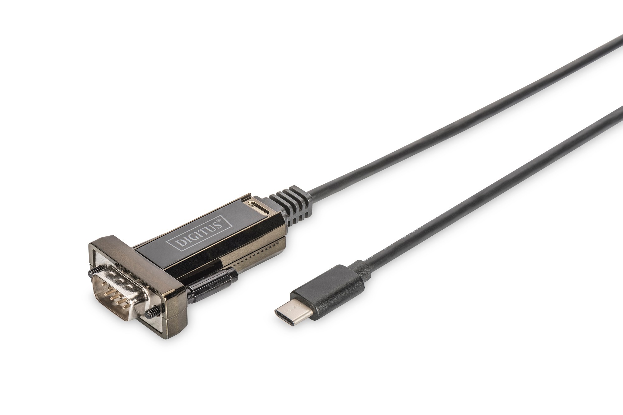 DA-70166  Adaptador USB tipo C 2.0 a serie, DSUB 9M Cable de 1 m de longitud, chipset FTDI