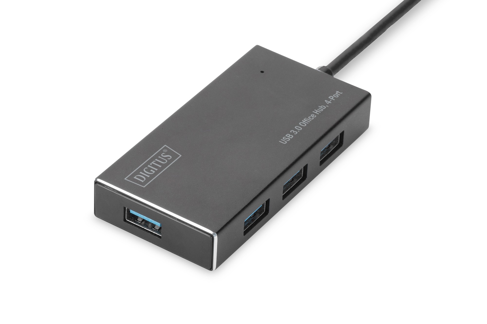 DA-70240-1  Hub USB 3.0 de  4 puertos con alimentador, Negro, Digitus