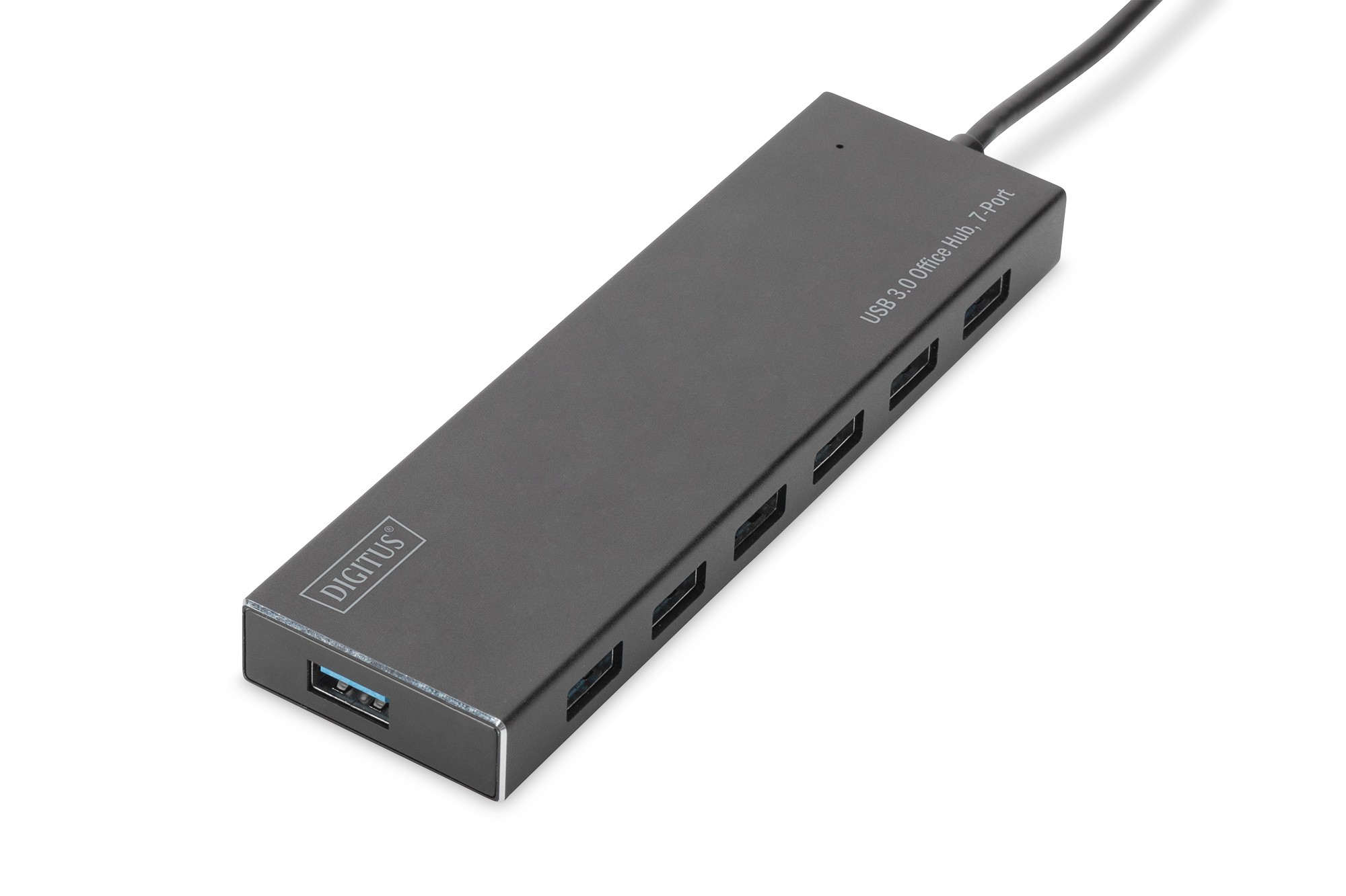 DA-70241-1  Hub USB 3.0 de  7 puertos con alimentador, Negro, Digitus