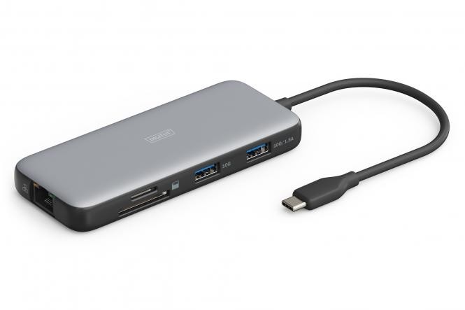 DA-70914  Docking station, USB-C 7 Port 1x HDMI 2x USB 3.2 Gen 2, 1x RJ45, 1x SD,1x MicroSD, 1x PD