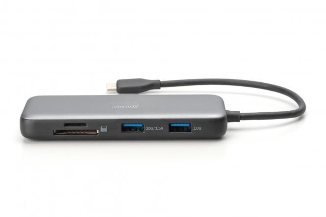 DA-70915  Docking station, USB-C 8 Port 2xHDMI,2xUSB3.0,1xRJ45,1xSD,1xMicroSD,1xUSB-CPD