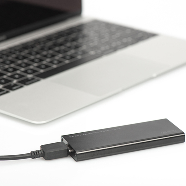 DA-71111  Caja externa para SSD, M2 USB3.0, M.2 (NGFF), B-Key, Chipset: ASM1153E