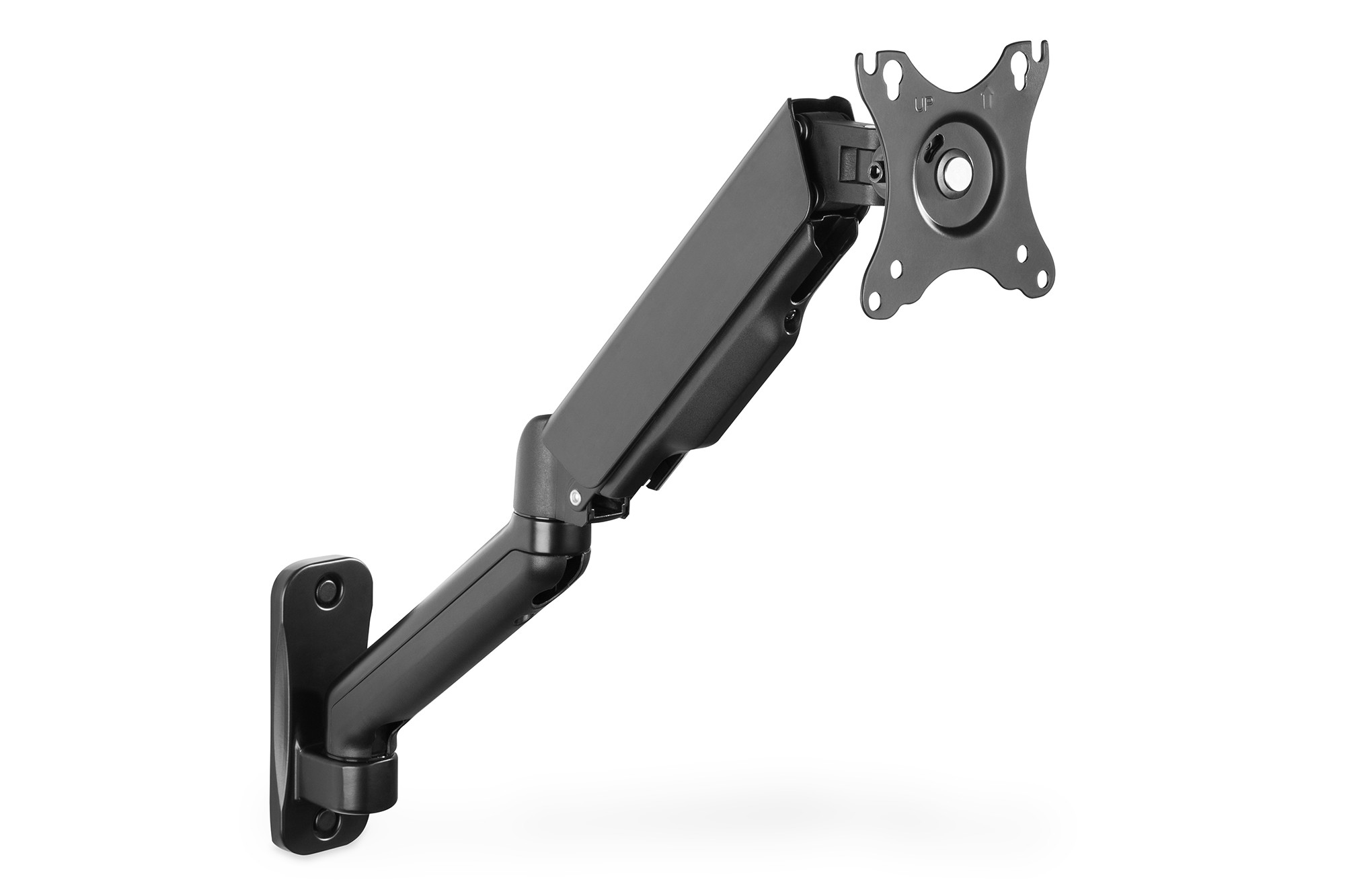 DA-90425  Soporte de pared para monitor sencillo con muelle neumático 32", máx. 9 kg, negro