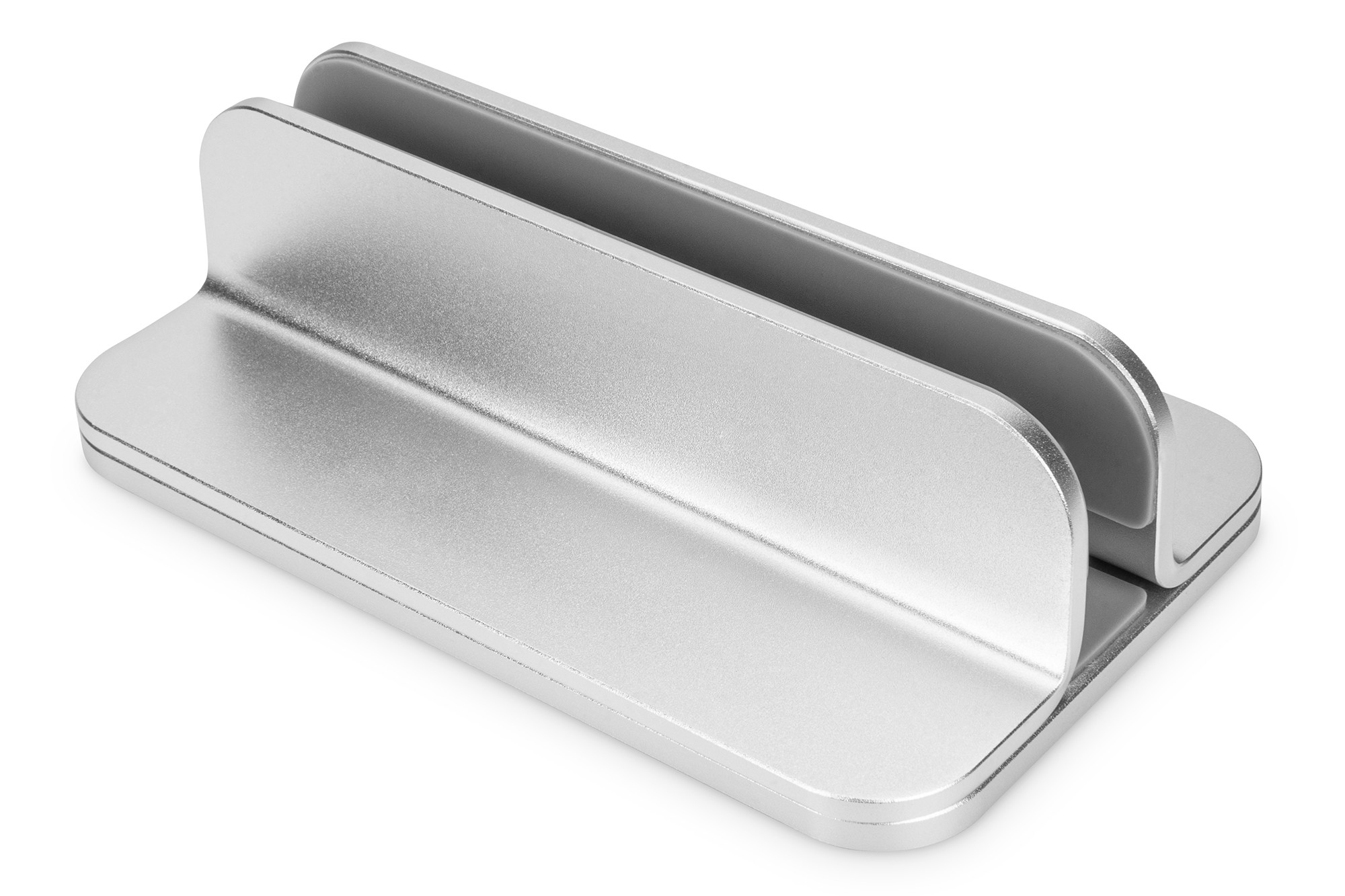 DA-90439  Soporte vertical para ordenador port&aacute;til, aluminio plata
