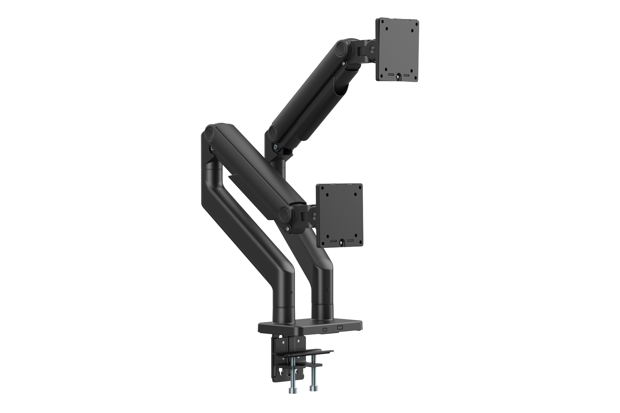 DA-90474  Soporte para monitor doble, 2x 45", 2x 20 kg Muelle mec&aacute;nico, VESA: 75x75, 100x100, negro