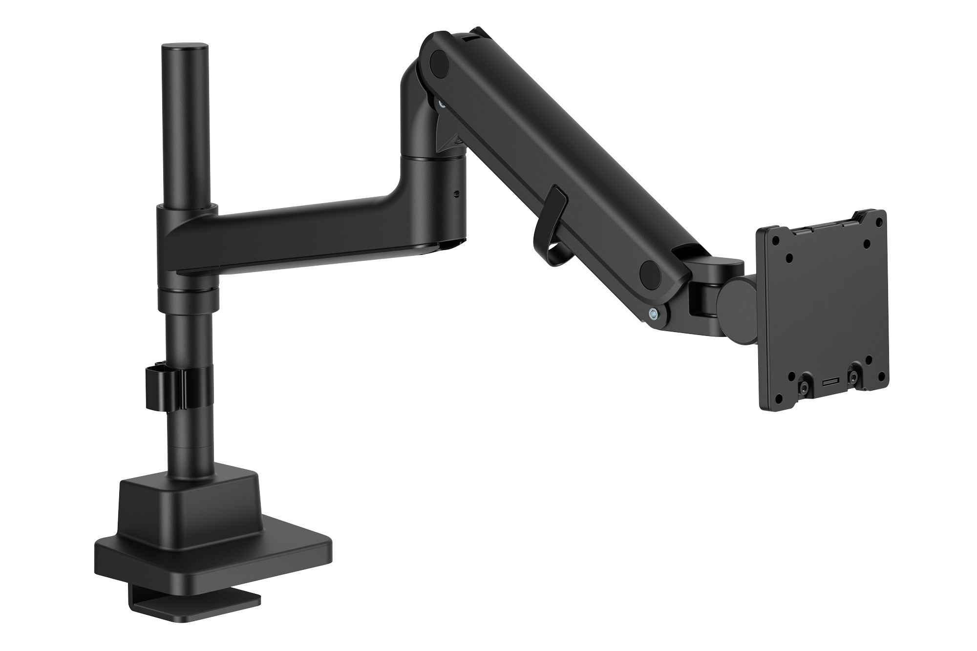 DA-90475  Soporte para un monitor, 57", 27 kg Resorte de presi&oacute;n de gas, VESA: 75x75, 100x100, negro