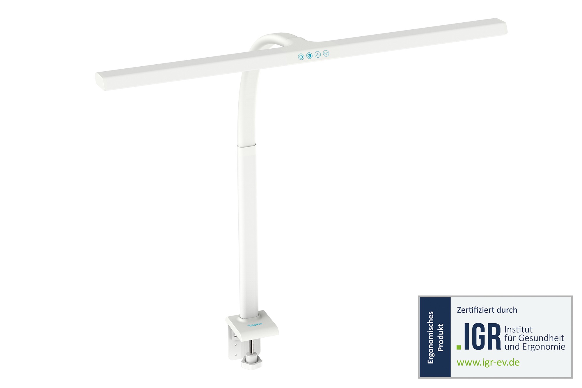 DA-90493  L&aacute;mpara de escritorio LED, 80 cm 2400 lm, 16 W, luz blanca  Digitus