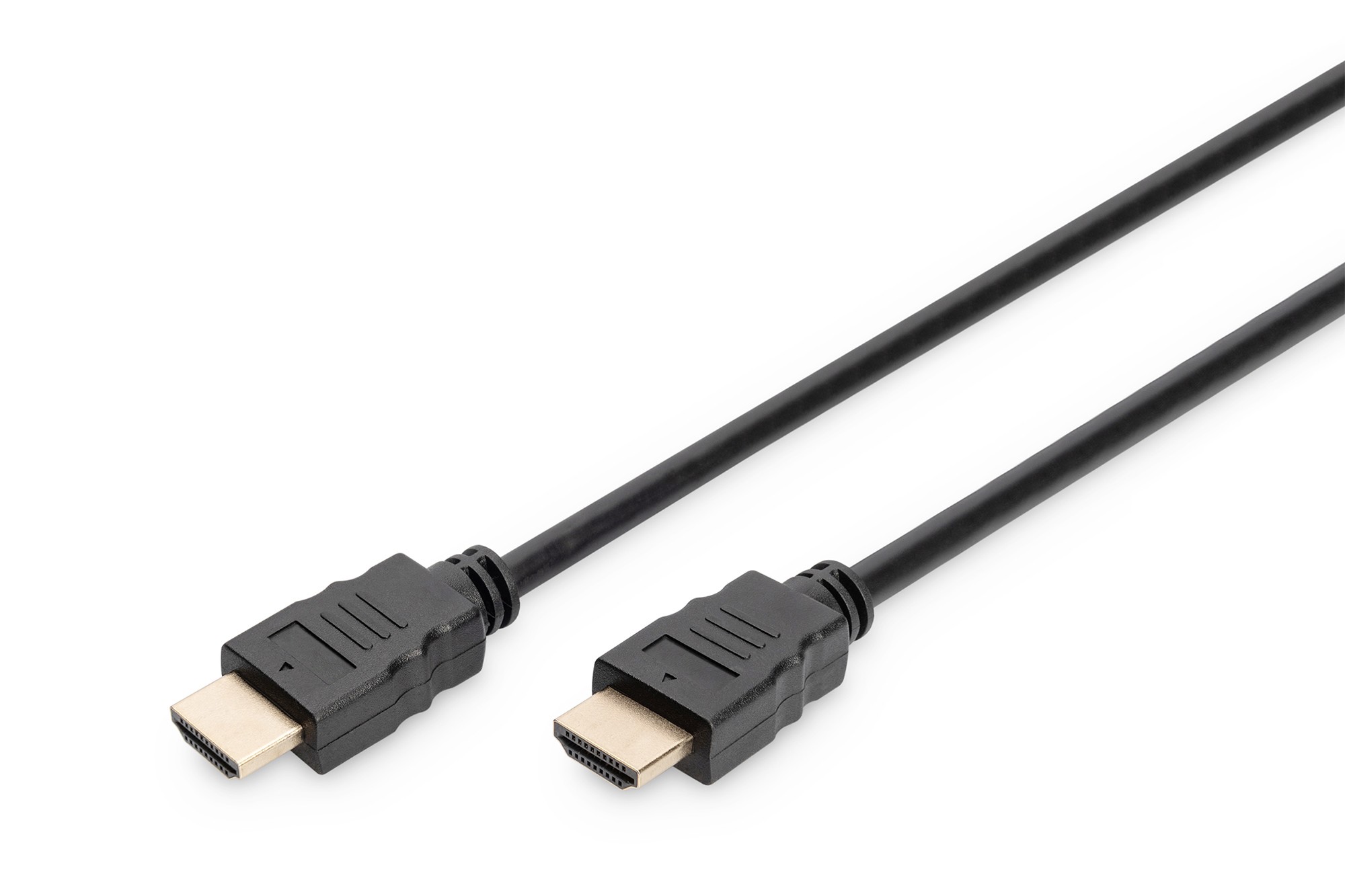 DB-330123-010-S  Cable HDMI A-A  1 metros Negro 4K 60Hz 48Gbit Version 2.0 Blister Carton DIGITUS