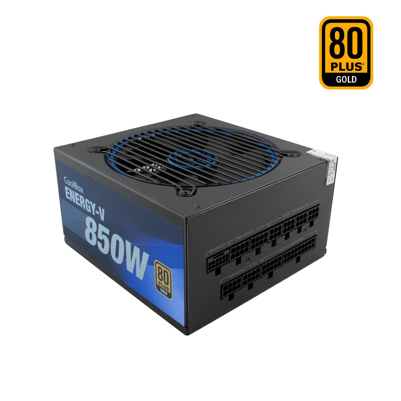 DG-PWS850-MGL5  COOLBOX GAMING FUENTE DE ALIMENTACION ATX ENERGY-V 850W 80+ GOLD PCIE 5.1 MODULAR (115V-230V)