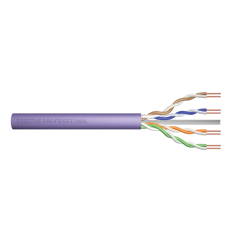 DK-1613-VH-1  Bobina CAT 6 U-UTP  100m Instalacion Violeta AWG23/1 Eca