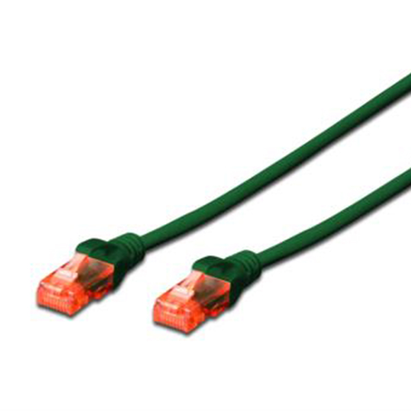 DK-1617-005/G  Latiguillo CAT 6, U-UTP,  0.50 m, Verde, LSZH