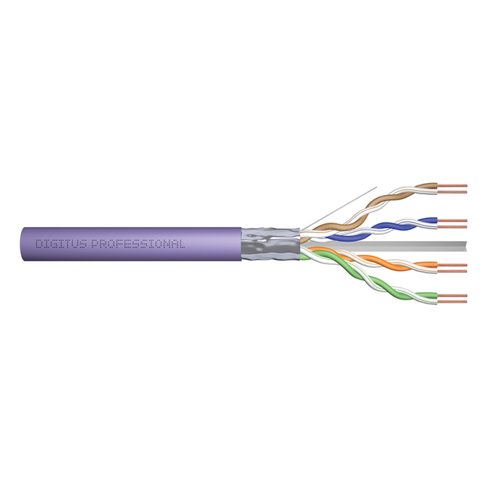 DK-1624-VH-305  Bobina CAT 6 F-UTP  305m Instalacion Violeta AWG23/1 Dca