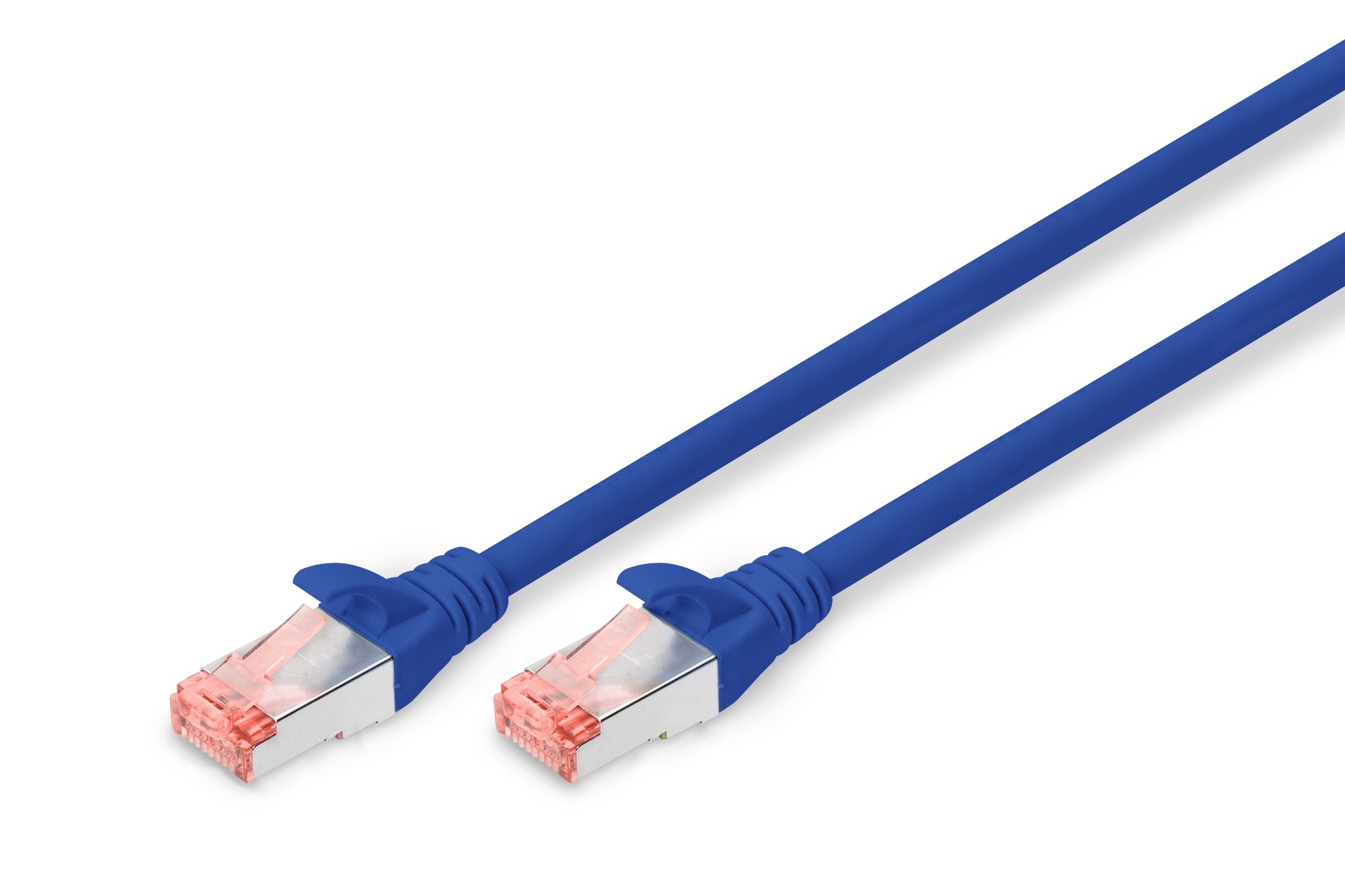 DK-1644-005/B  Latiguillo CAT 6, S/FTP,  0.50 m, Azul, LSZH Digitus