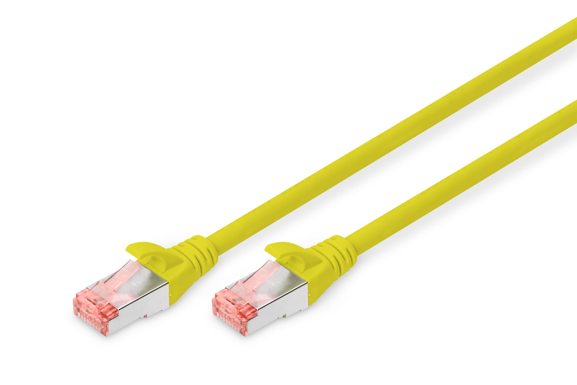 DK-1644-010/Y  Cable de conexión S-FTP CAT 6, cobre, LSZH AWG 27/7, longitud 1 m, color amarillo