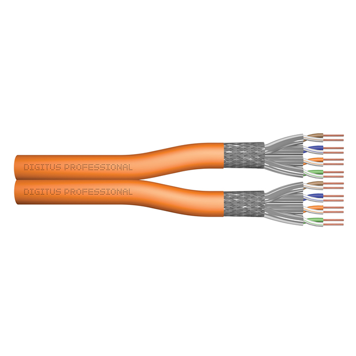 DK-1741-VH-D-5  Bobina CAT 7 S-FTP  500m Duplex Instalacion Naranja Eca** Ultimas Unidades ****