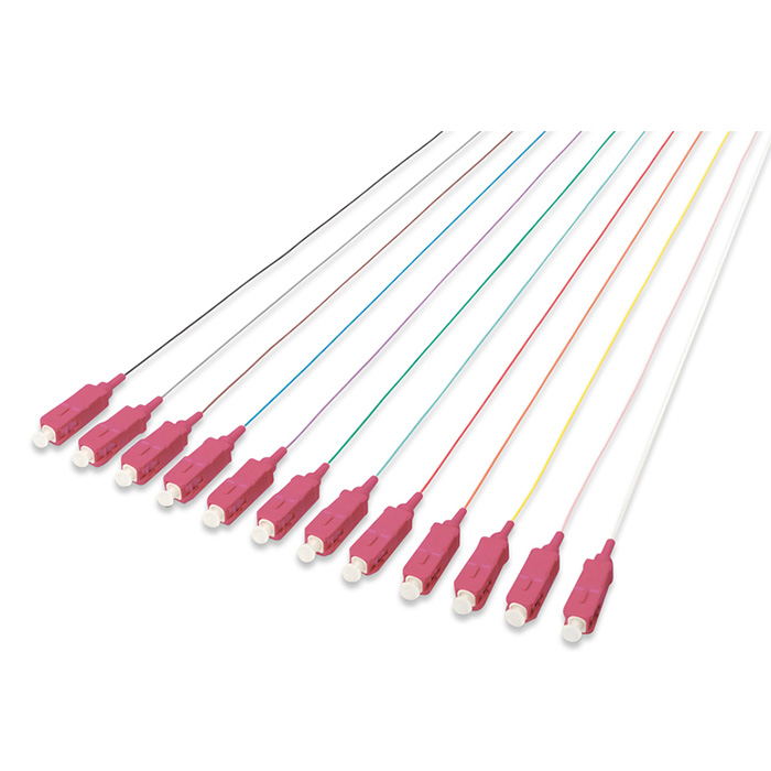 DK-25221-02-4  Latiguillo LSZH SC/UPC 0,9 mm, 12 colores multimode 50/125um