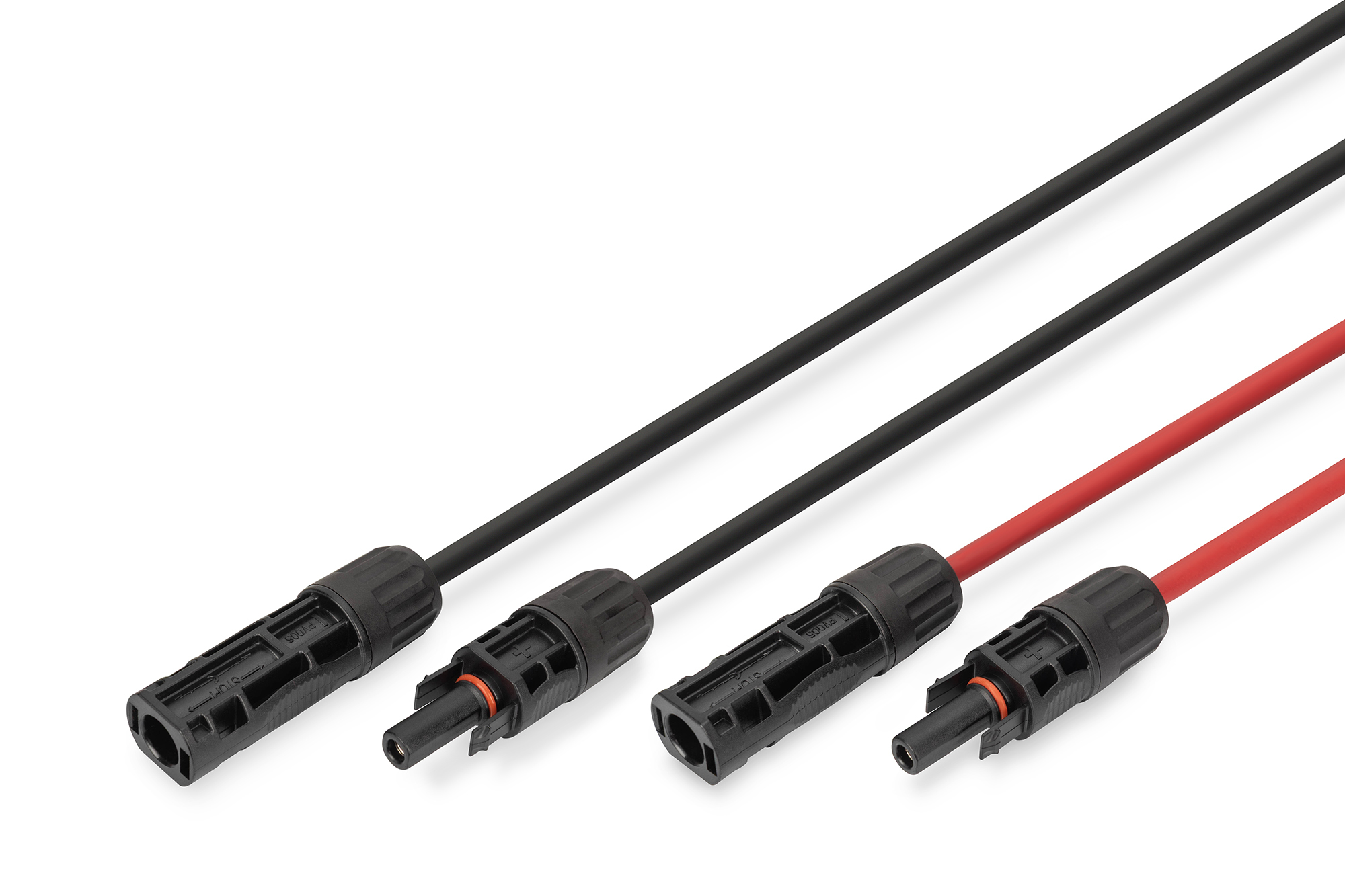 DK-SCEC66-0030  Cable alargador solar, 6 mm2, conector MC4 3m,6sqmm,libre de hal&oacute;genos,resistente a rayos UV,flex,IP67,2 uds.
