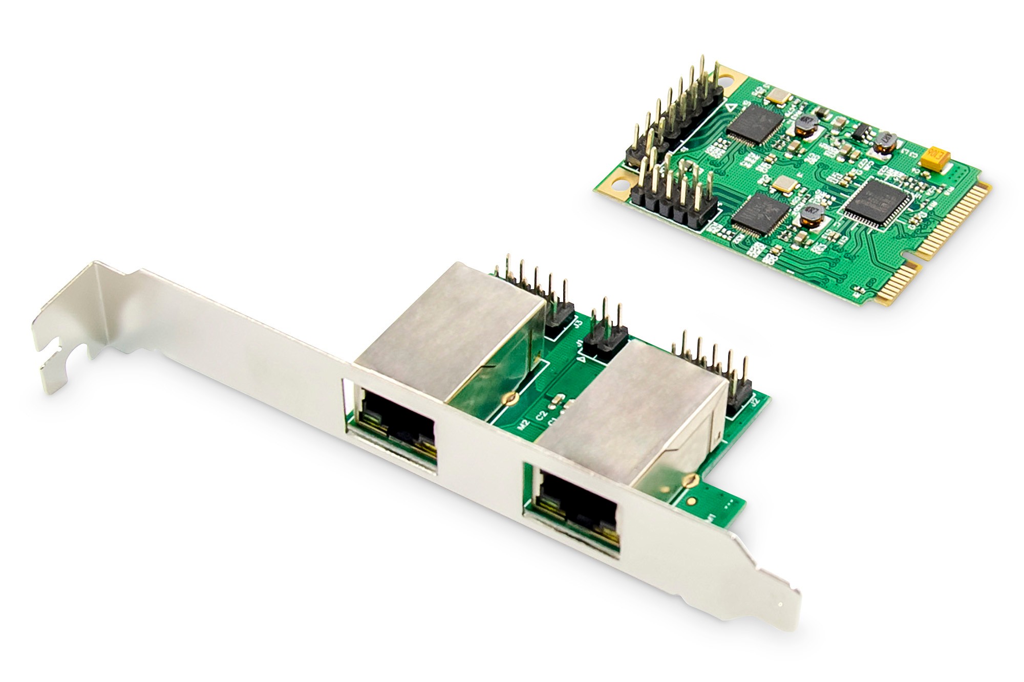 DN-10134  Tarjeta Mini PCI Express 2 port Giga Lan