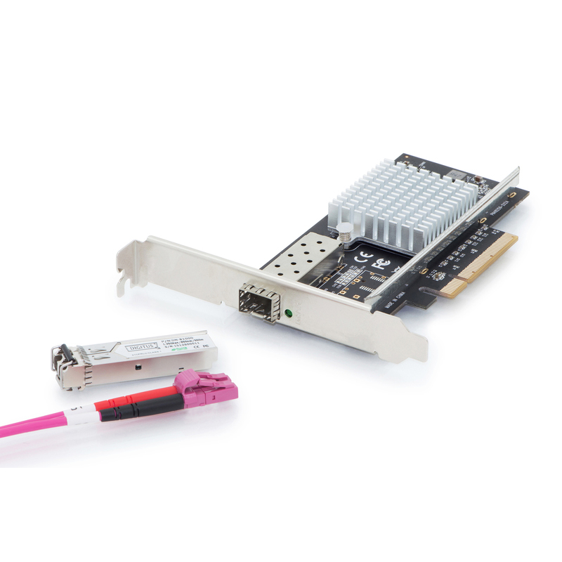 DN-10161  Tarjeta PCI Express 1 port SFP10Gb  Chipset: Intel JL82599EN