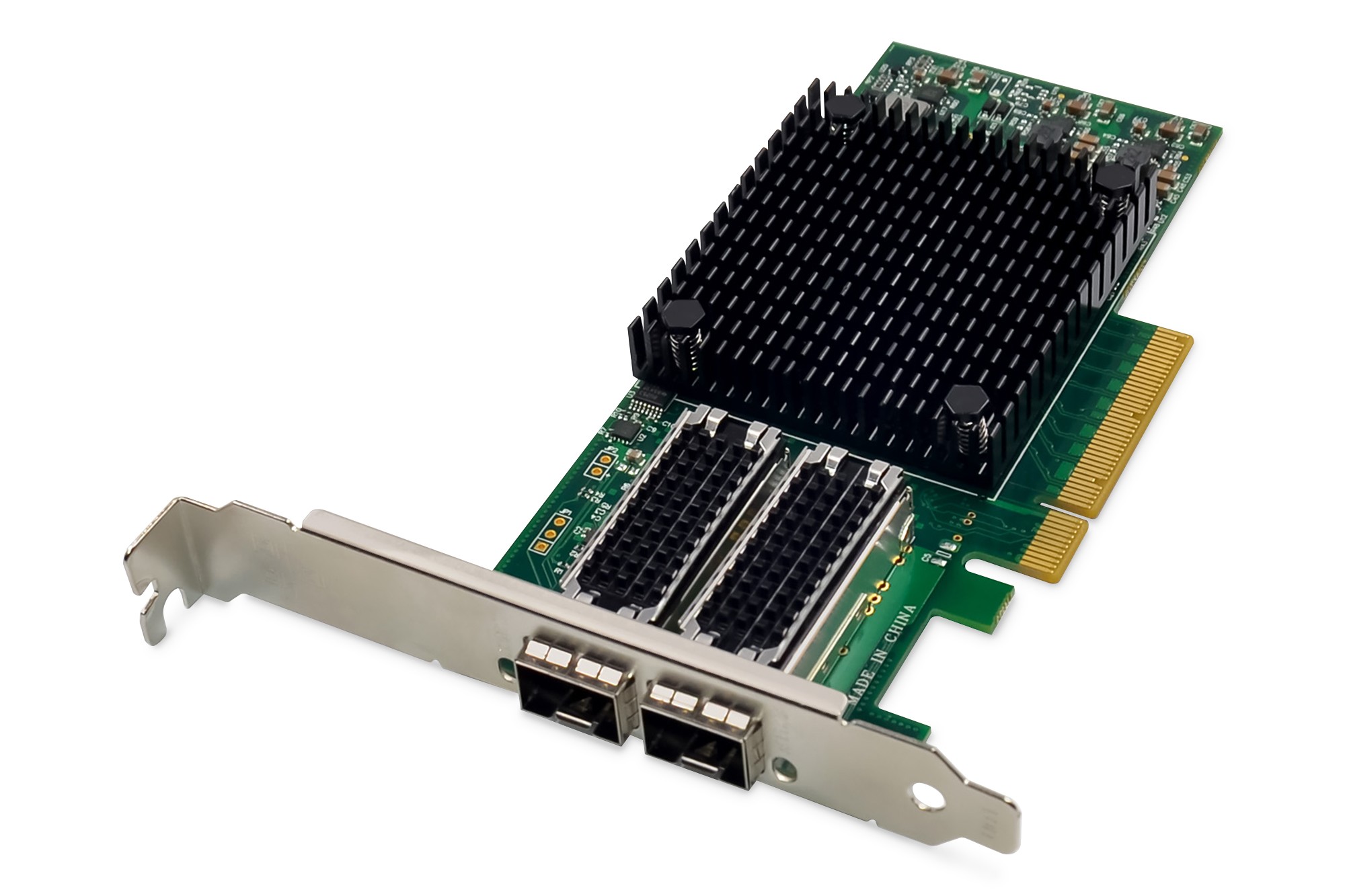 DN-10180  Tarjeta de red Ethernet 25 Gigabit de 2 puertos, SFP28, PCI Express, chipset Mellanox