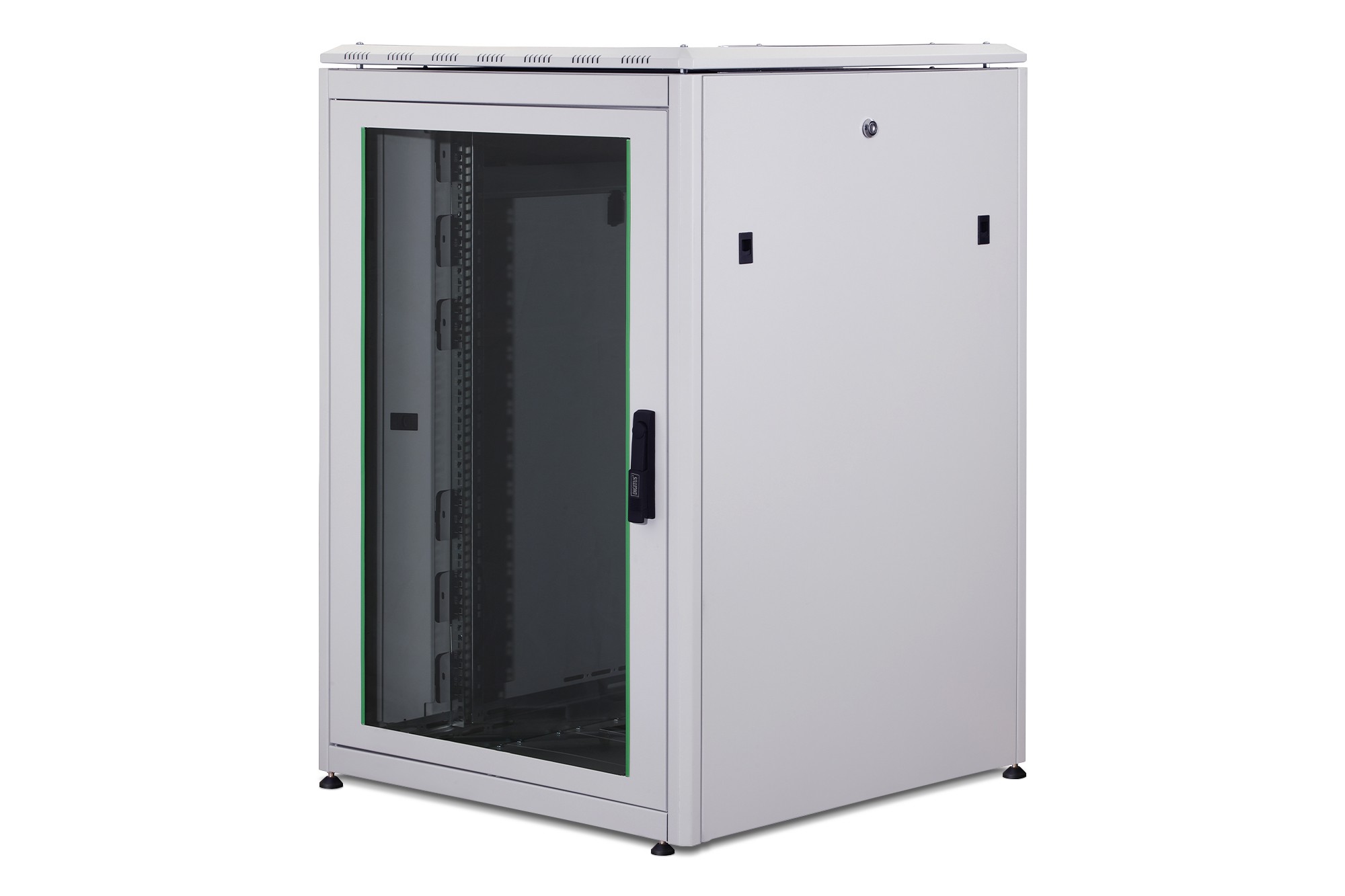 DN-19 22U-8/8-1  ARMARIO SUELO 19"22U 800x800 gris (RAL 7035) Unique Capacidad de carga 1200Kg