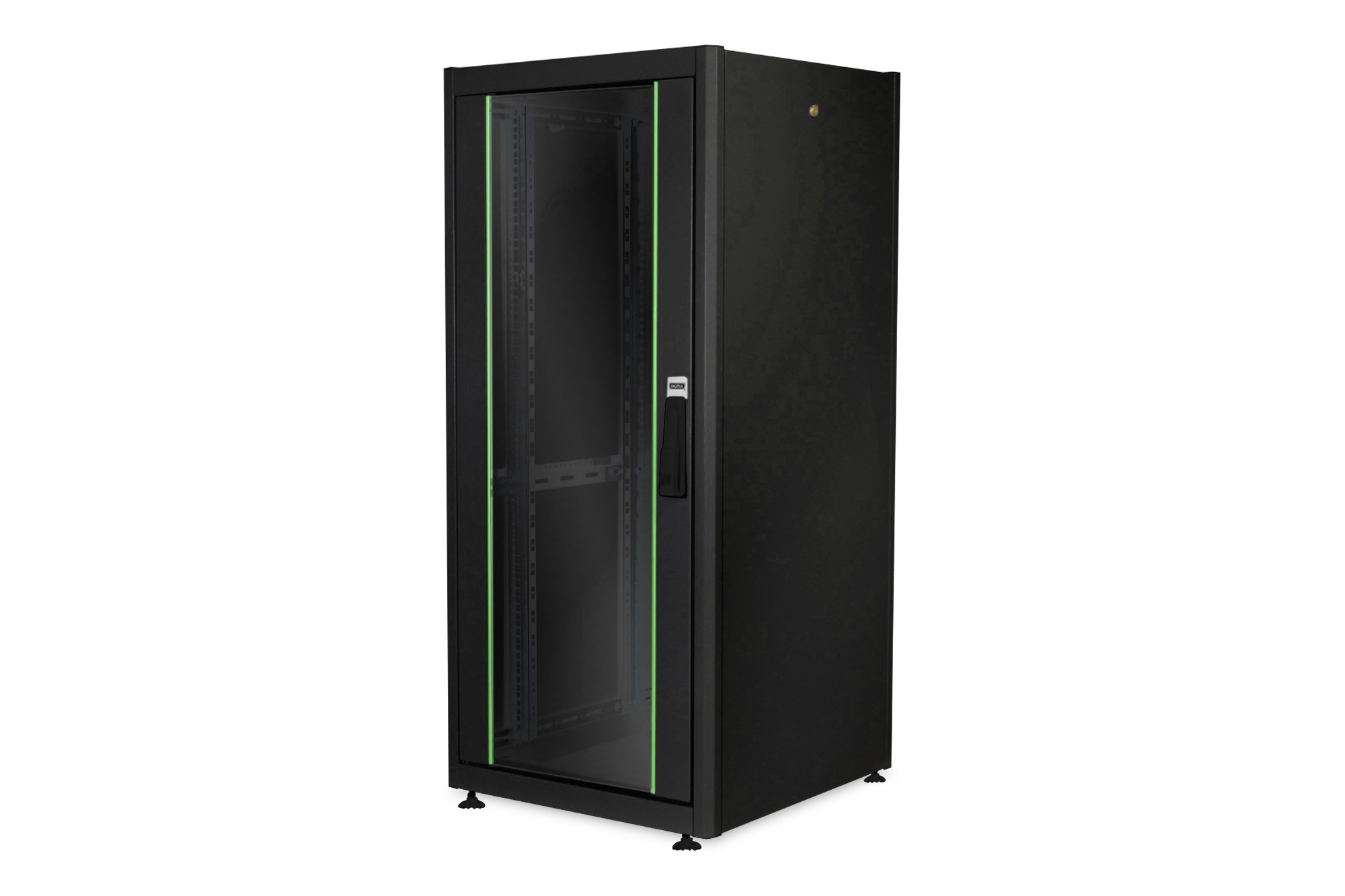DN-19 26U-6/6-DB  ARMARIO SUELO 19" 26U 600x600 negro (RAL 9005) Dynamic Capacidad de carga: 600 kg