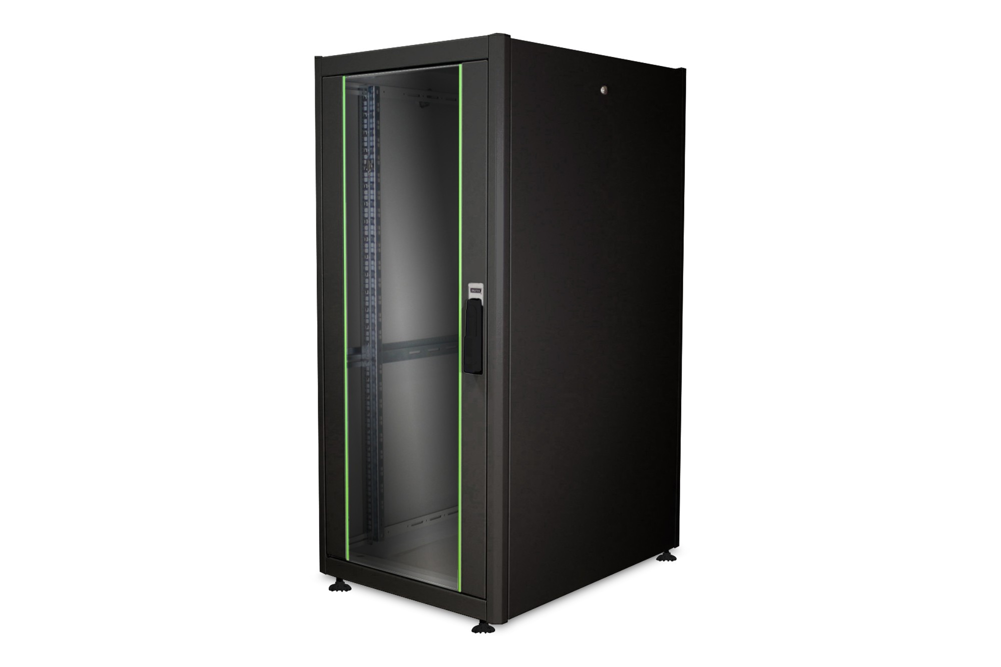DN-19 26U-6/8-DB  ARMARIO SUELO 19" 26U 600x800 negro (RAL 9005) Dynamic Capacidad de carga: 600 kg