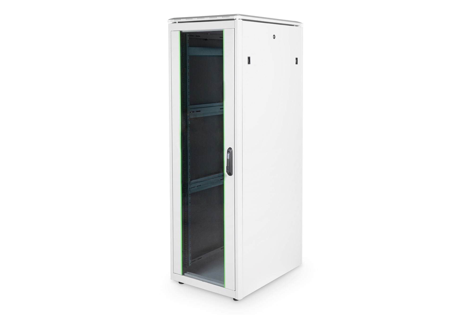 DN-19 36U-6/8-1  ARMARIO SUELO 19" 36U 600x800 gris (RAL 7035) Unique Capacidad de carga: 1200 kg