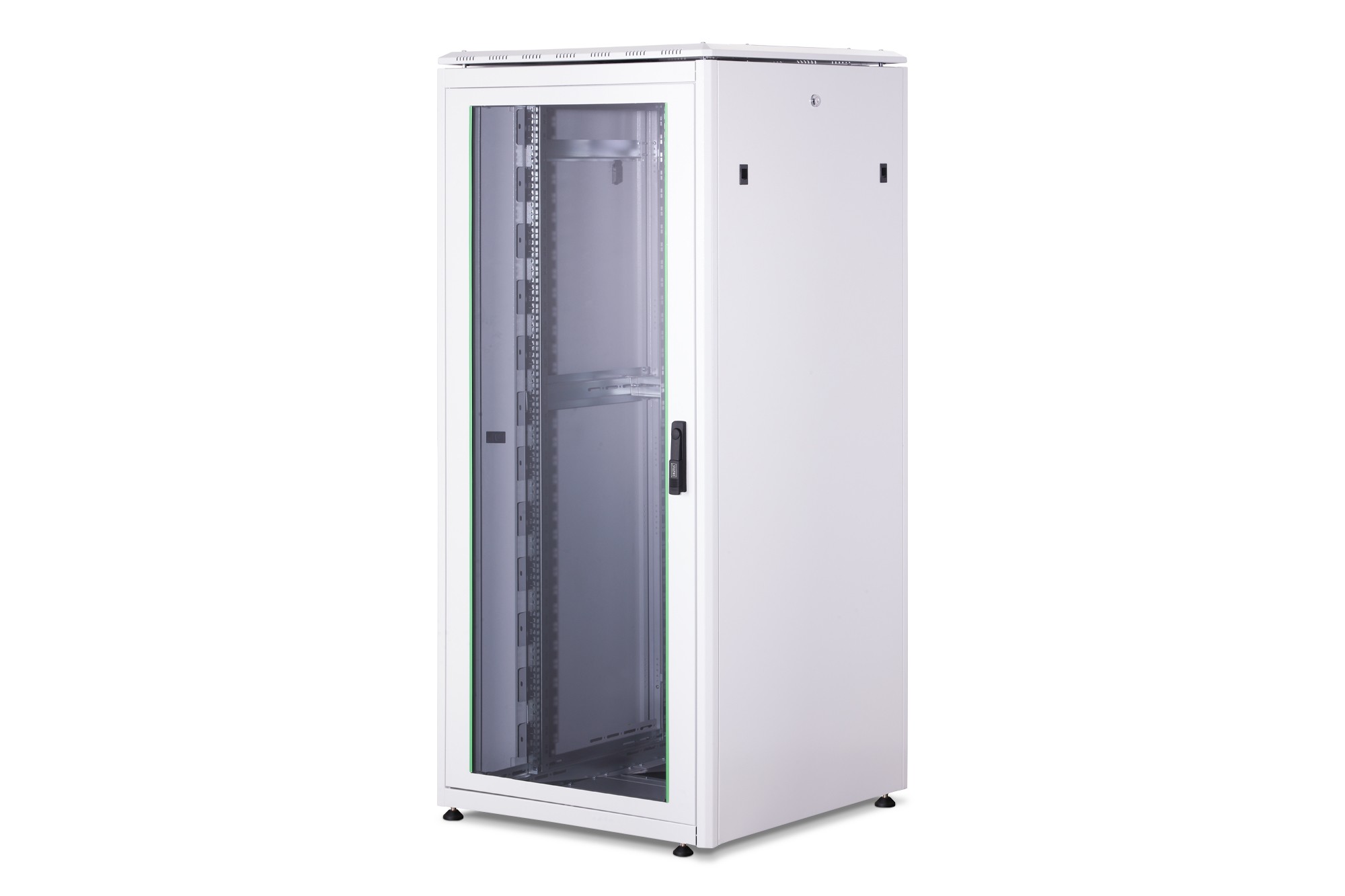 DN-19 36U-8/8-1  ARMARIO SUELO 19" 36U 800x800 gris (RAL 7035) Unique Capacidad de carga: 1200 kg