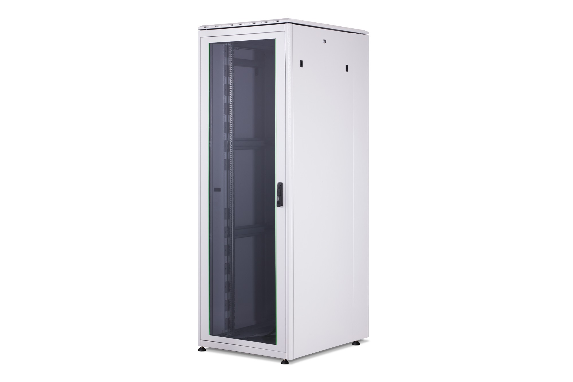DN-19 47U-8/10-1  Armario suelo 19" 47U 800x1000 Gris (RAL 7035) Unique Capacidad de CargA 1200Kg DIGITUS