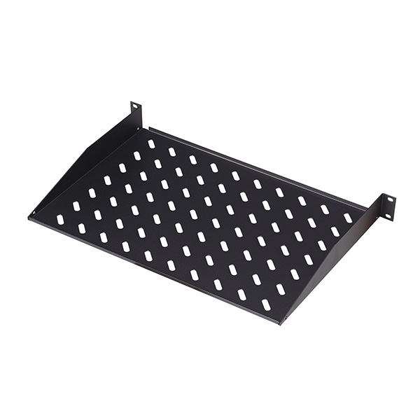 DN-19 TRAY-1-400-SW  Bandeja Fijacion Frontal Rack 19" de 1U y 40 Cm  Negra Digitus