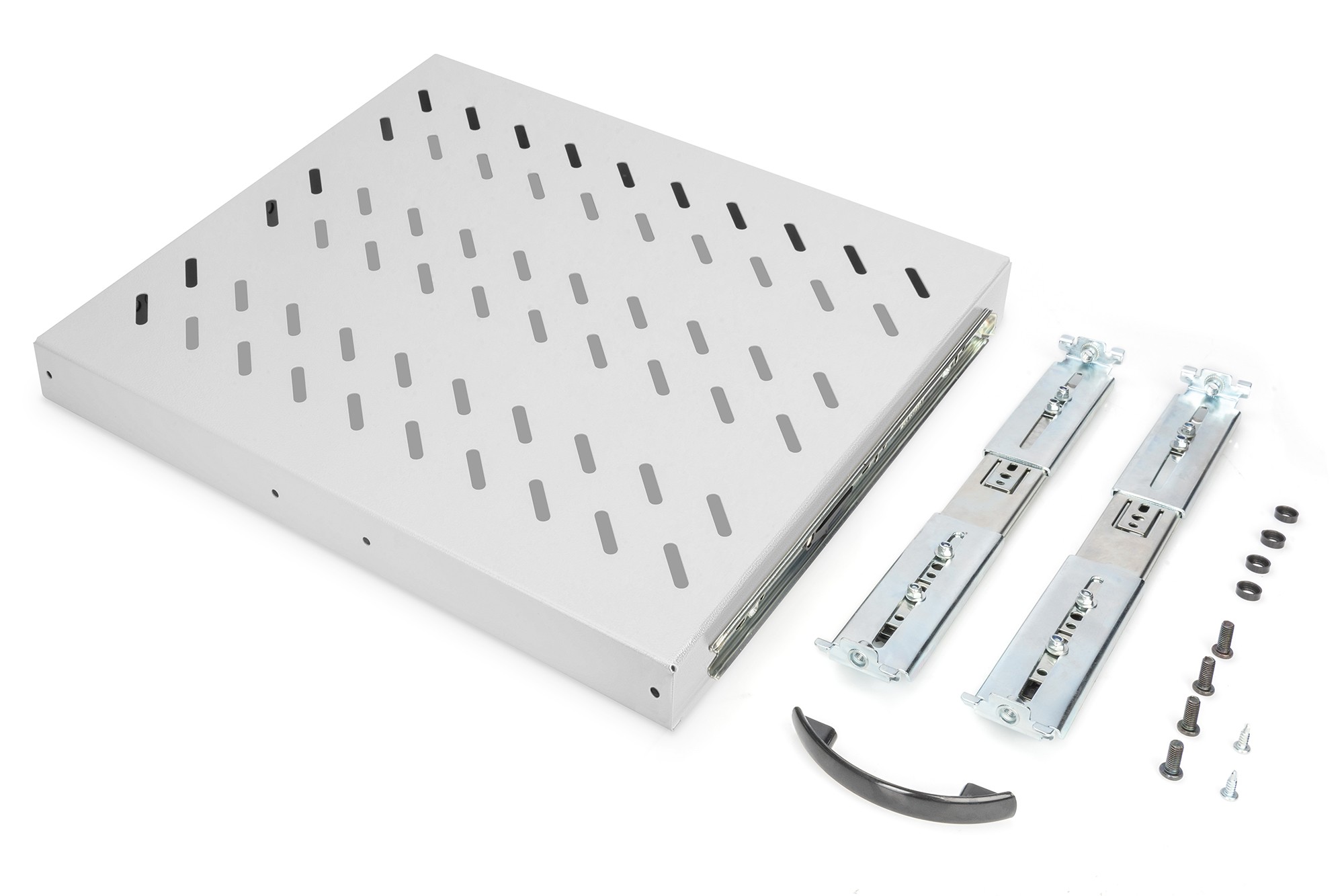 DN-19 TRAY-2-600  Estante extraíble de 1UA para armarios con una profundidad de 600 mm