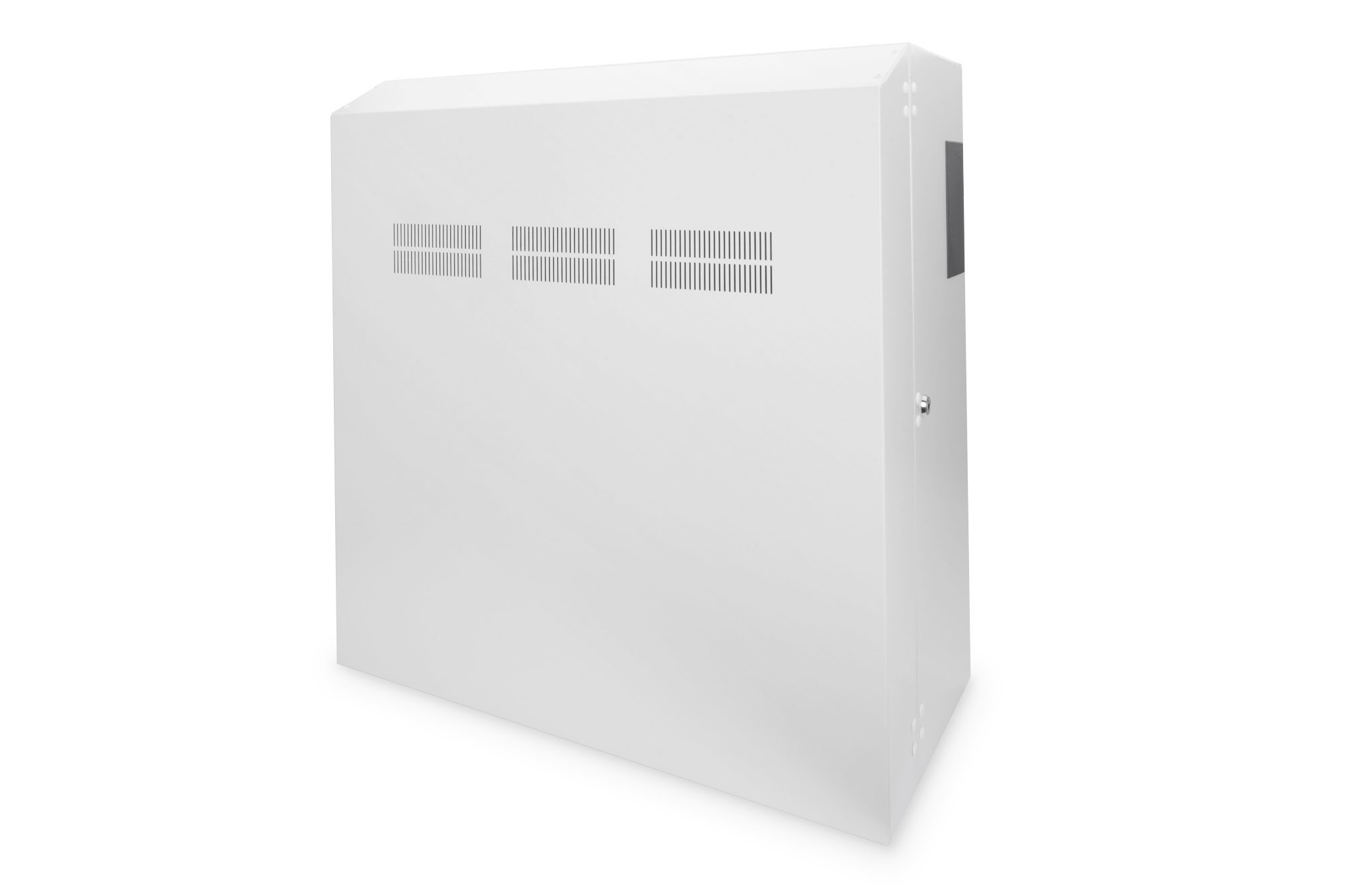 DN-19 WM-V6U-SL  Wall mounting cabinet, slim 800x640x309 mm, 6U vertical, color grey (RAL 7035)